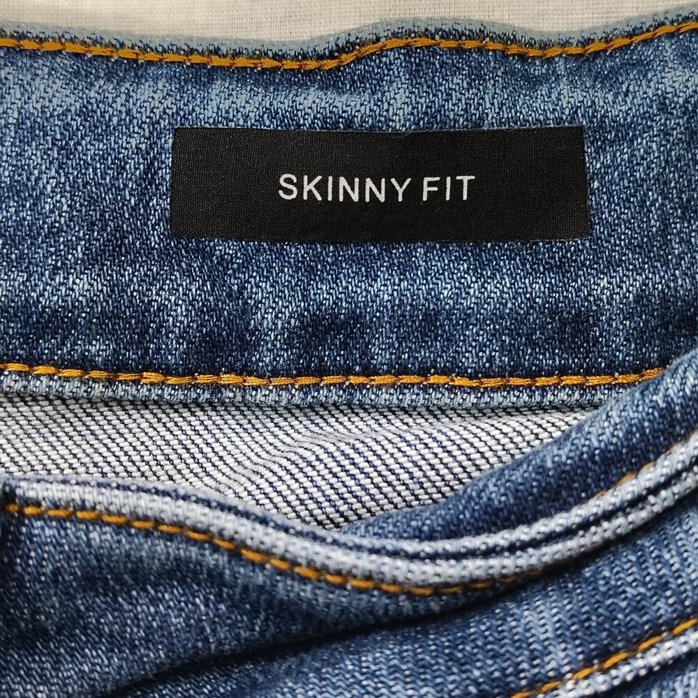 Judy Blue Skinny Fit Jeans Womens Size 14W High Rise Blue Denim Pockets Stretch - Picture 7 of 16